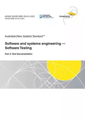AS/NZS ISO/IEC/IEEE 29119.3:2022